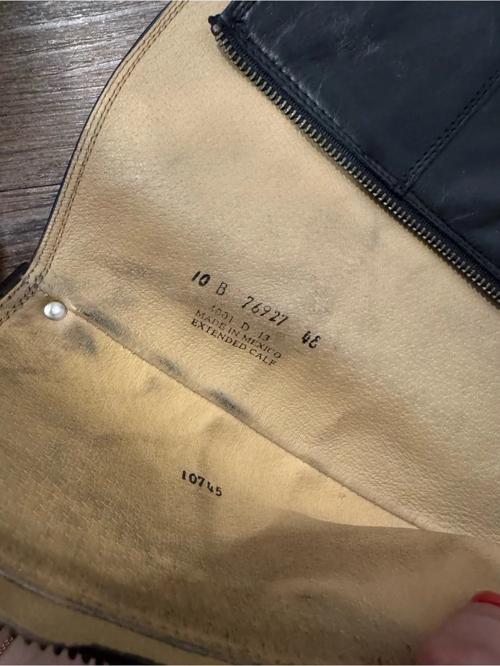 FRYE AND CO. Black Leather Over-the-Knee Harness Boots